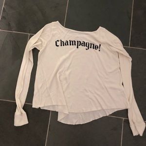 Wildfox white long sleeve small